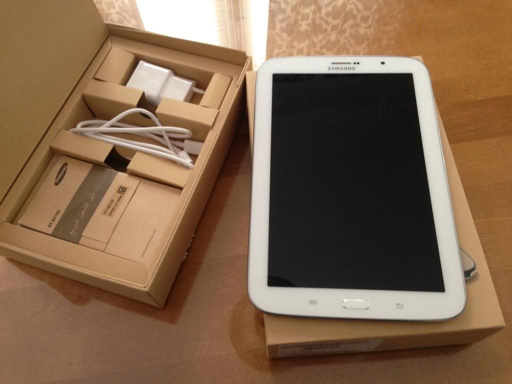 galaxy Tab note 8.0 N5100 white new 99% công ty con BH - 1