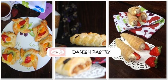 Danish Pastry, Apple Struddle, Roomhorn