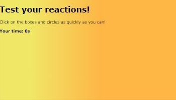 Test your reactions game