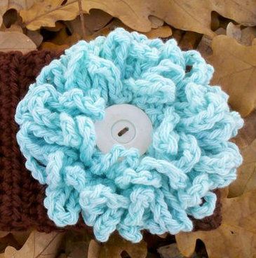 loopy flower crochet pattern