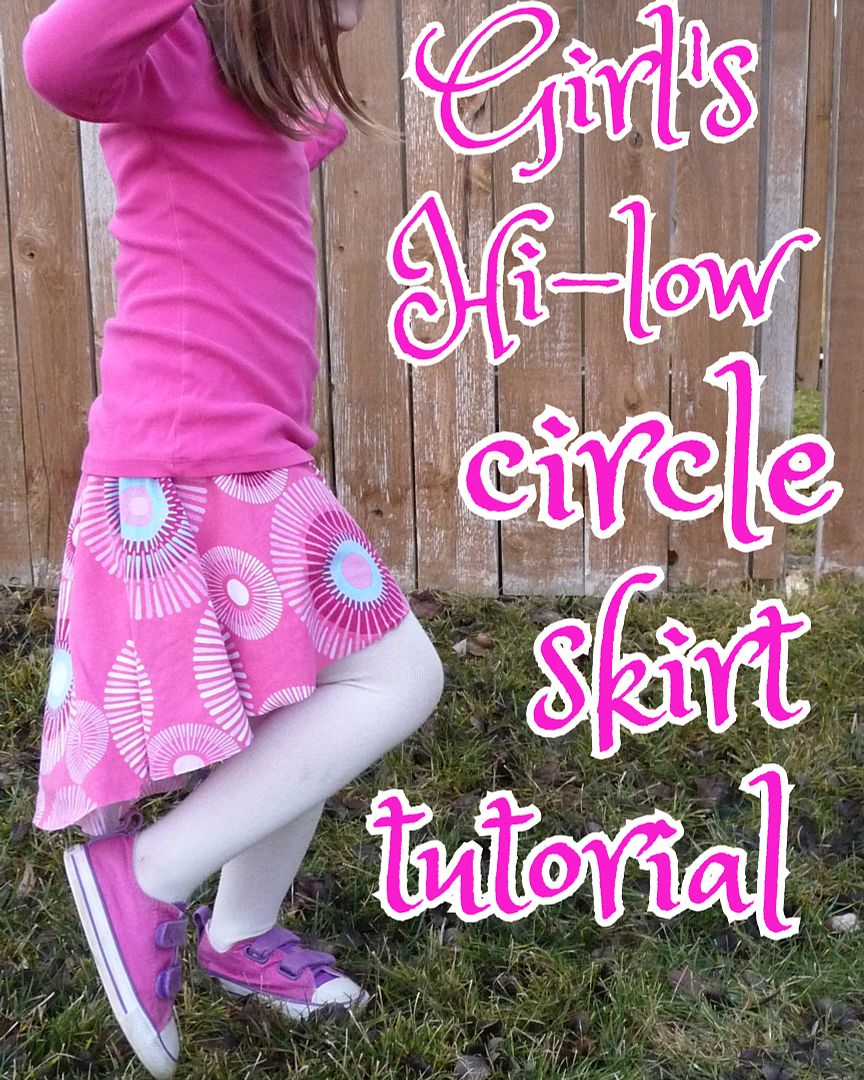 Little Pink Monster Circle Skirt