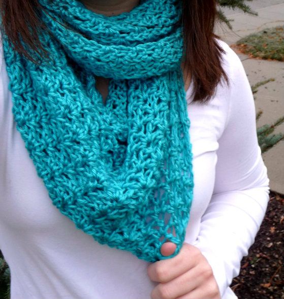 lacey scarf crochet pattern