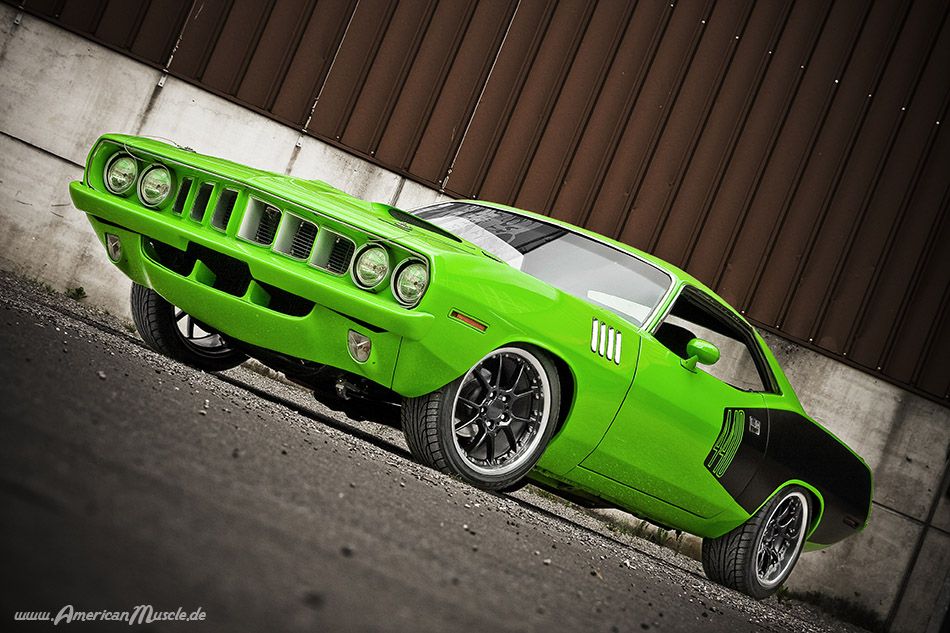 Sassy_Grass_Green_Cuda_by_AmericanMuscle