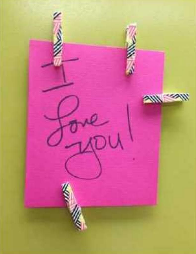 Washi Tape Note Holder Washi Tape Note Holder