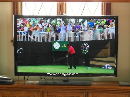 cheering for Tiger Woods watching the WGC-Cadillac golf championship cheering for Tiger Woods watching the WGC-Cadillac golf championship