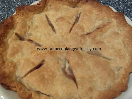 My first time to bake an apple pie