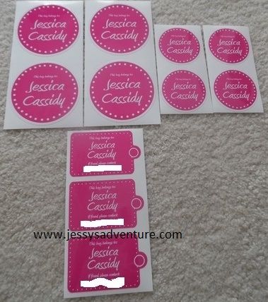 Beautiful luggage tags from Label Daddy