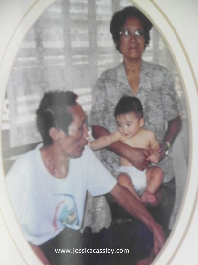 The first and last time that my son see his Grandpa