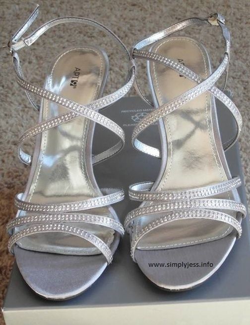 I cannot wait to wear this gray sandals with my silver dress 