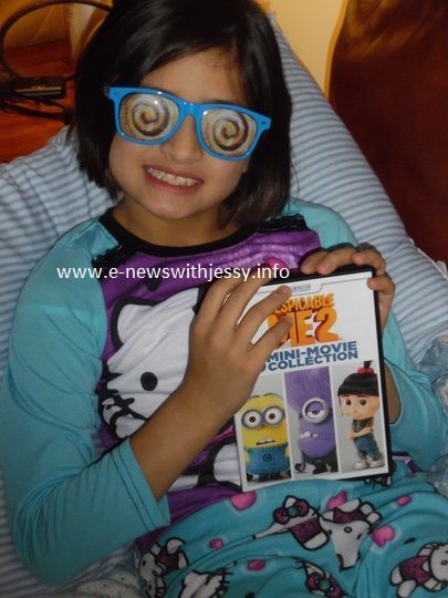 Looking cool with her glasses