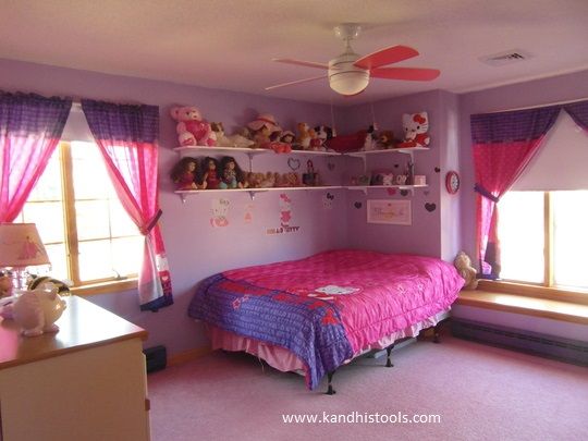 I just put shelves in my Princess room I just put shelves in my Princess room