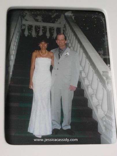 Our wedding day 12 years ago
