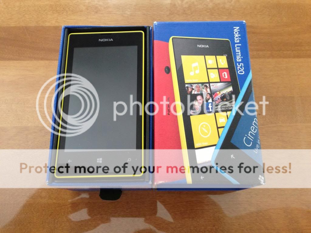 Nokia Lumia 520 Yellow Factory Unlocked 8GB Windows Phone 8 Dual Core 5MP Used