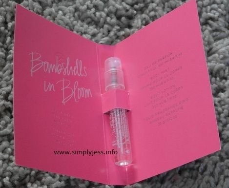 Free trial of Bombshells in bloom perfume from Victoria's Secret