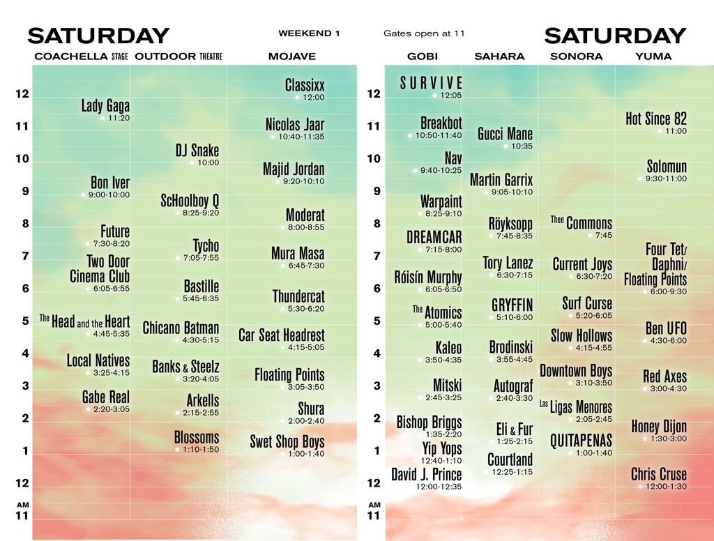 Set Times